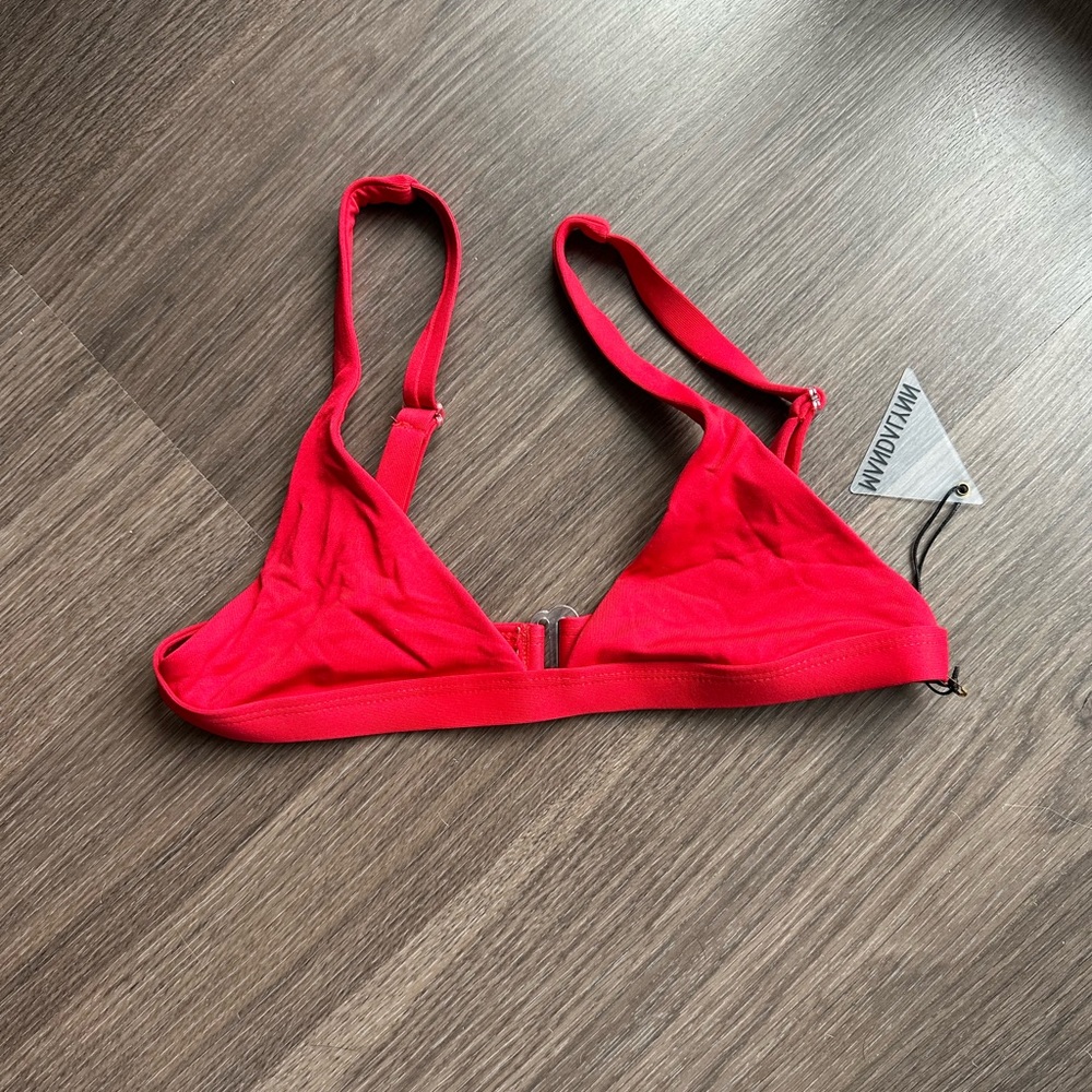 NWT Mandalynn Swim Bikini Top - Red - Small